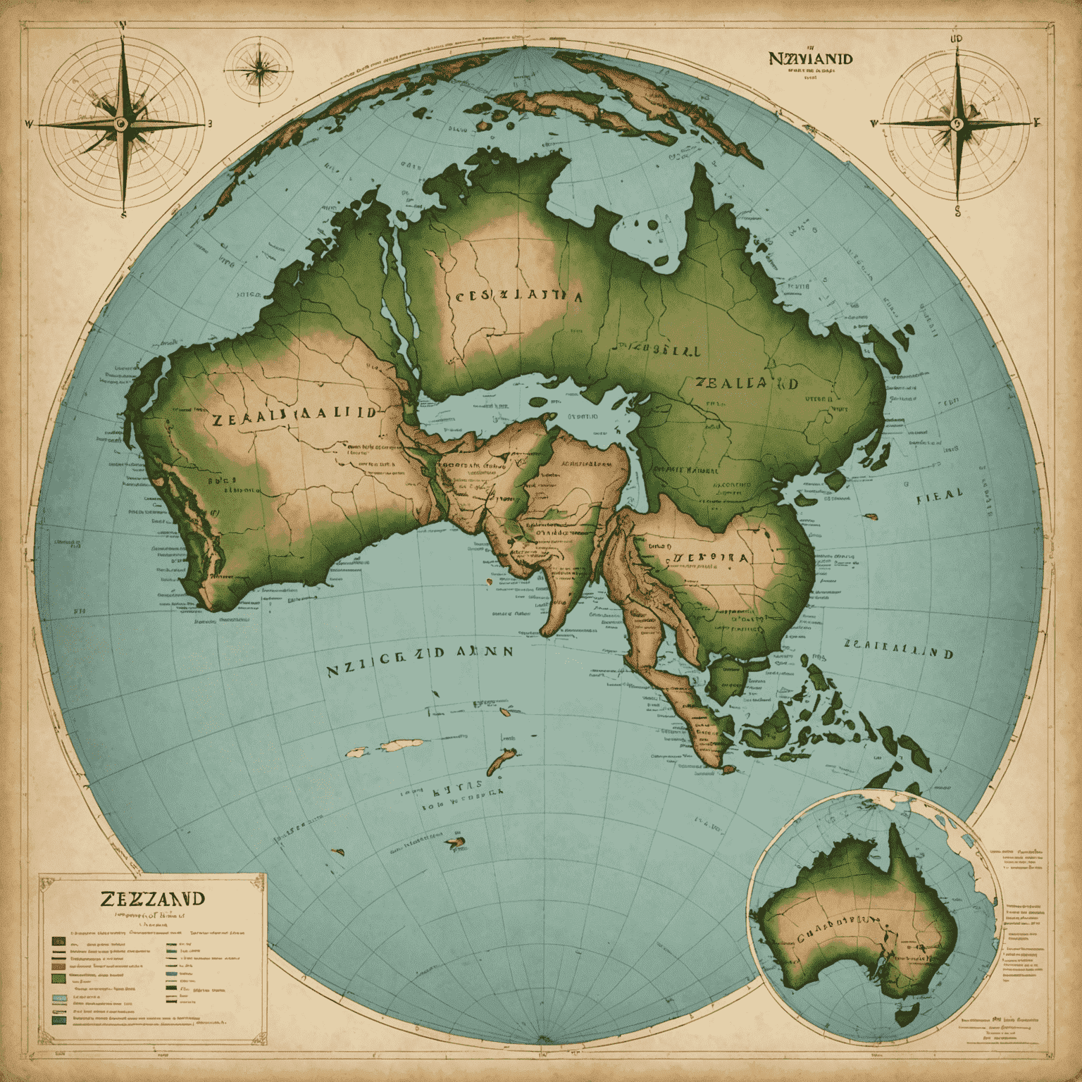 A map showing New Zealand and expanding arrows to different parts of the world, representing Gambolux's global expansion